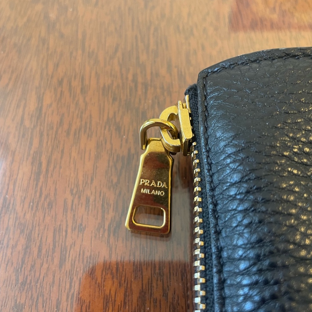 Prada Black Tote with Gold Accents - Picture 4 of 11